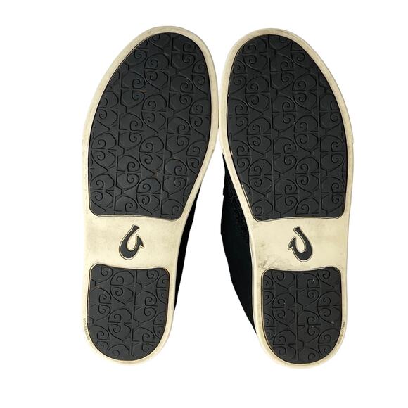Olukai Pehuea Womens SIZE 9 Slip On Shoes Black Mesh Casual Breathable Comfort - Picture 7 of 10